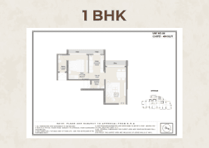 1 BHK plan