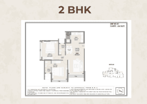 2 BHK plan