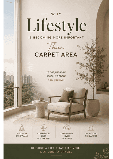 Why Lifestyle Is Becoming More Important Than Carpet Area