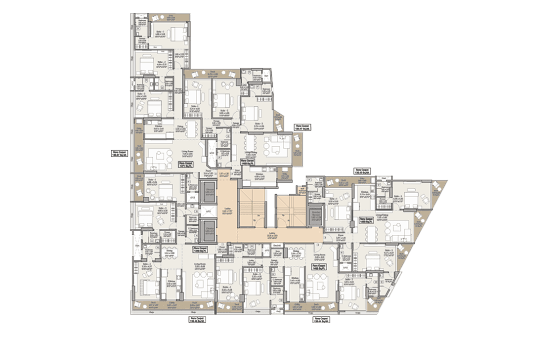 Refuge Layout - Level 08  plan