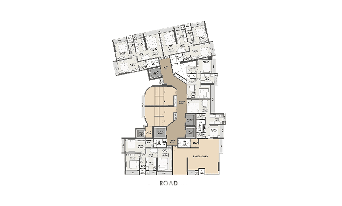 Regular Floor - 22nd Level plan