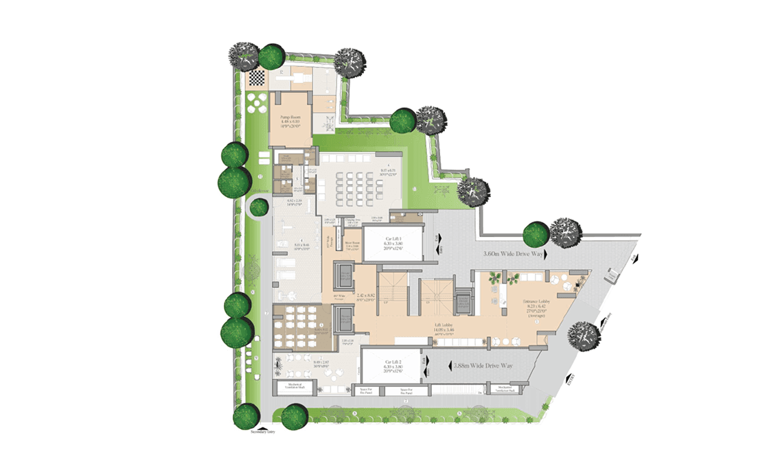 Ground Level Layout plan