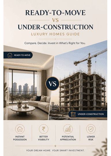 Ready-to-Move vs Under-Construction Luxury Homes: Which One is the Better Investment?