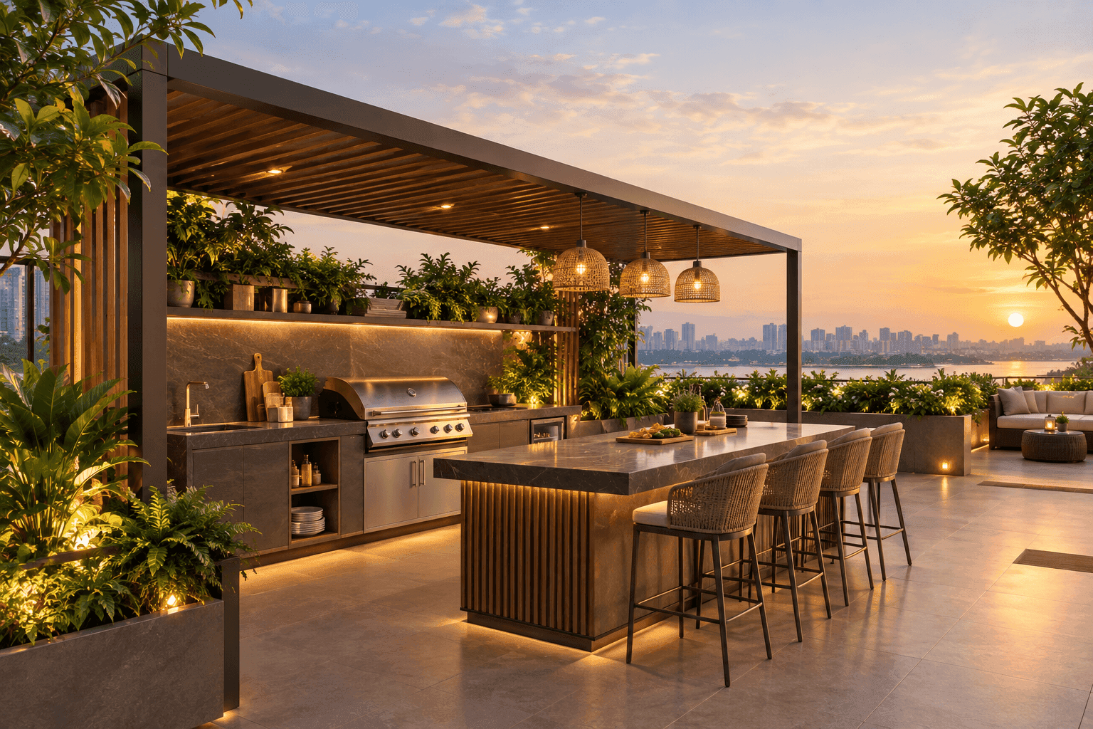 BBQ / Serving Zone